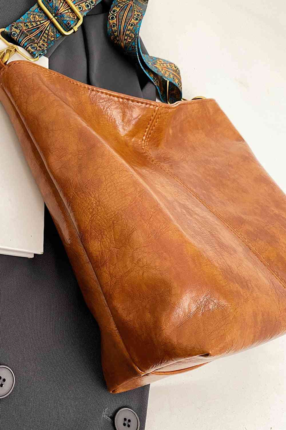 Adored PU Leather Shoulder Bag